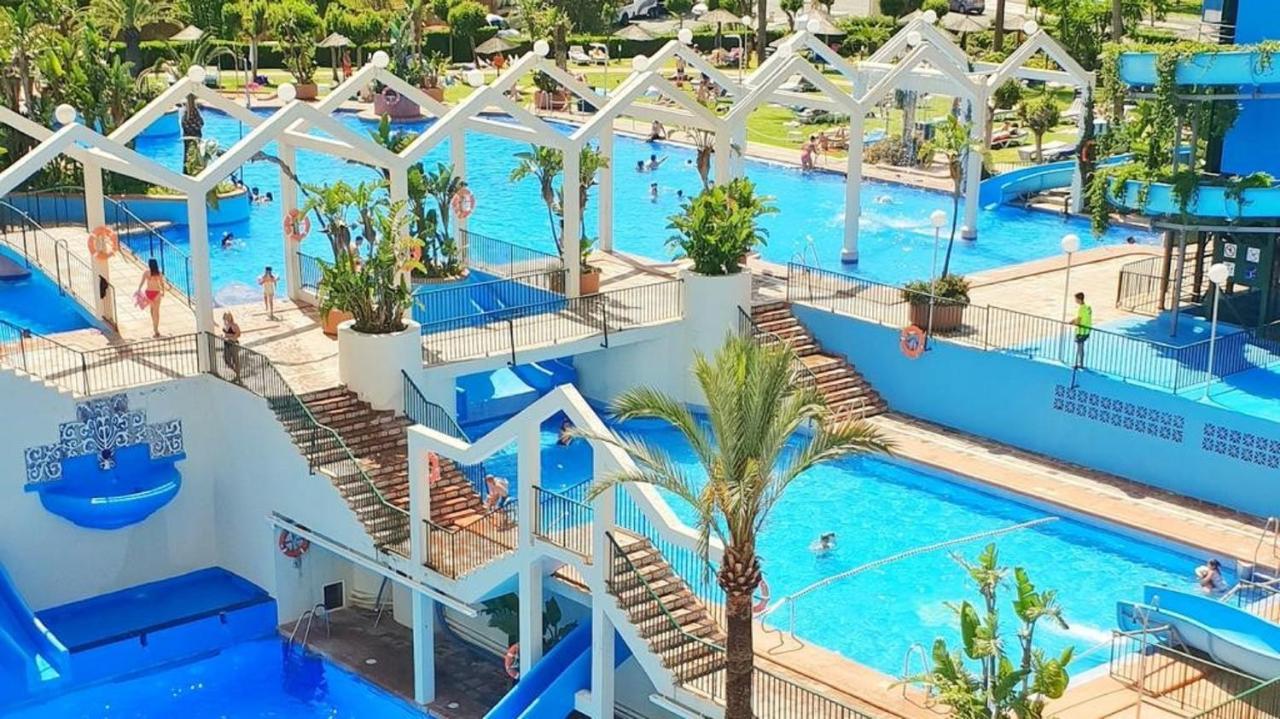 "Vive Benal Beach" Estudio 2501, Vistas Al Mar Y Parque Acuatico 베날마데나코스타 외부 사진